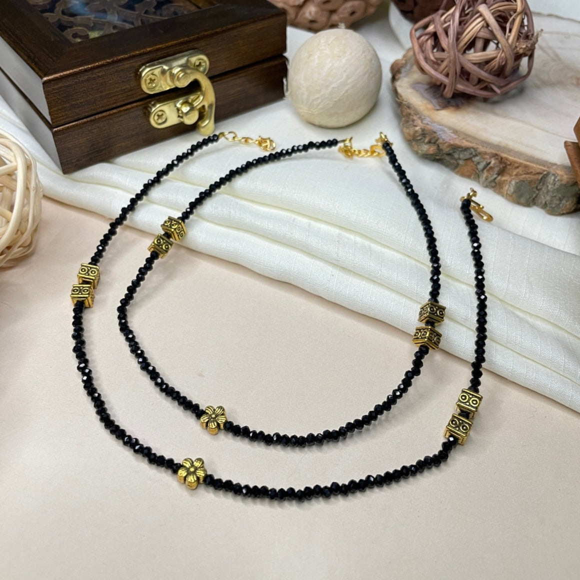 Lovely Crystal Bead Anklet