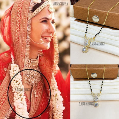 Katrina Kaif Wedding Inspired Gold Plated Mangalsutra