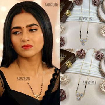 Pratha Tejasswi Prakash Naagin Inspired Tear Drop Diamond Mangalsutra