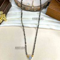 Thumbnail for Surbhi Jyoti Inspired From Naagin-3 Solitaire Diamond Mangalsutra - Abdesignsjewellery