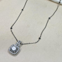 Thumbnail for Beautiful Silver Plated Solitaire Diamond Mangalsutra