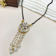 Beautiful Floral Polki Mangalsutra