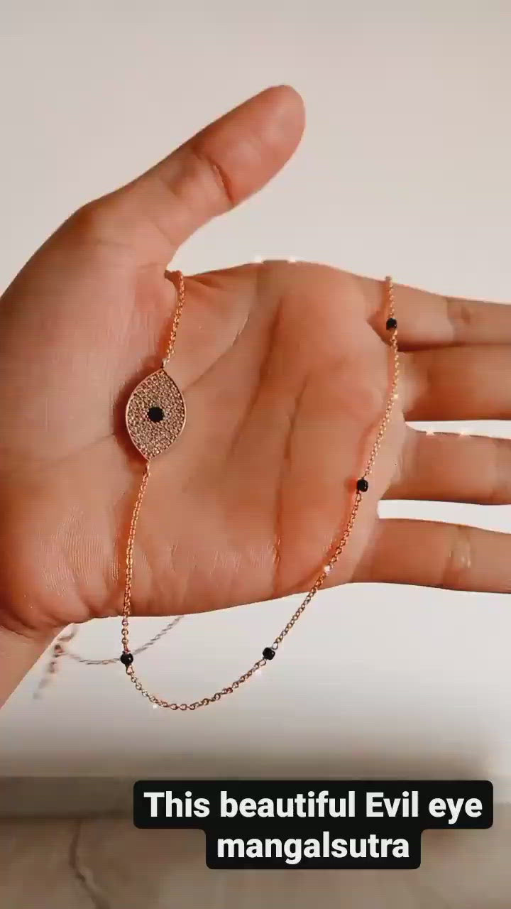 Goodluck Evil Eye Gold Plated Mangalsutra