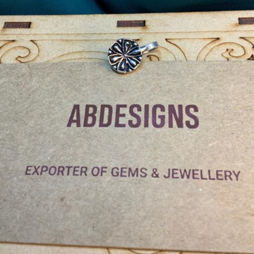 Daisy Flower Silver Nose Pin - Abdesignsjewellery