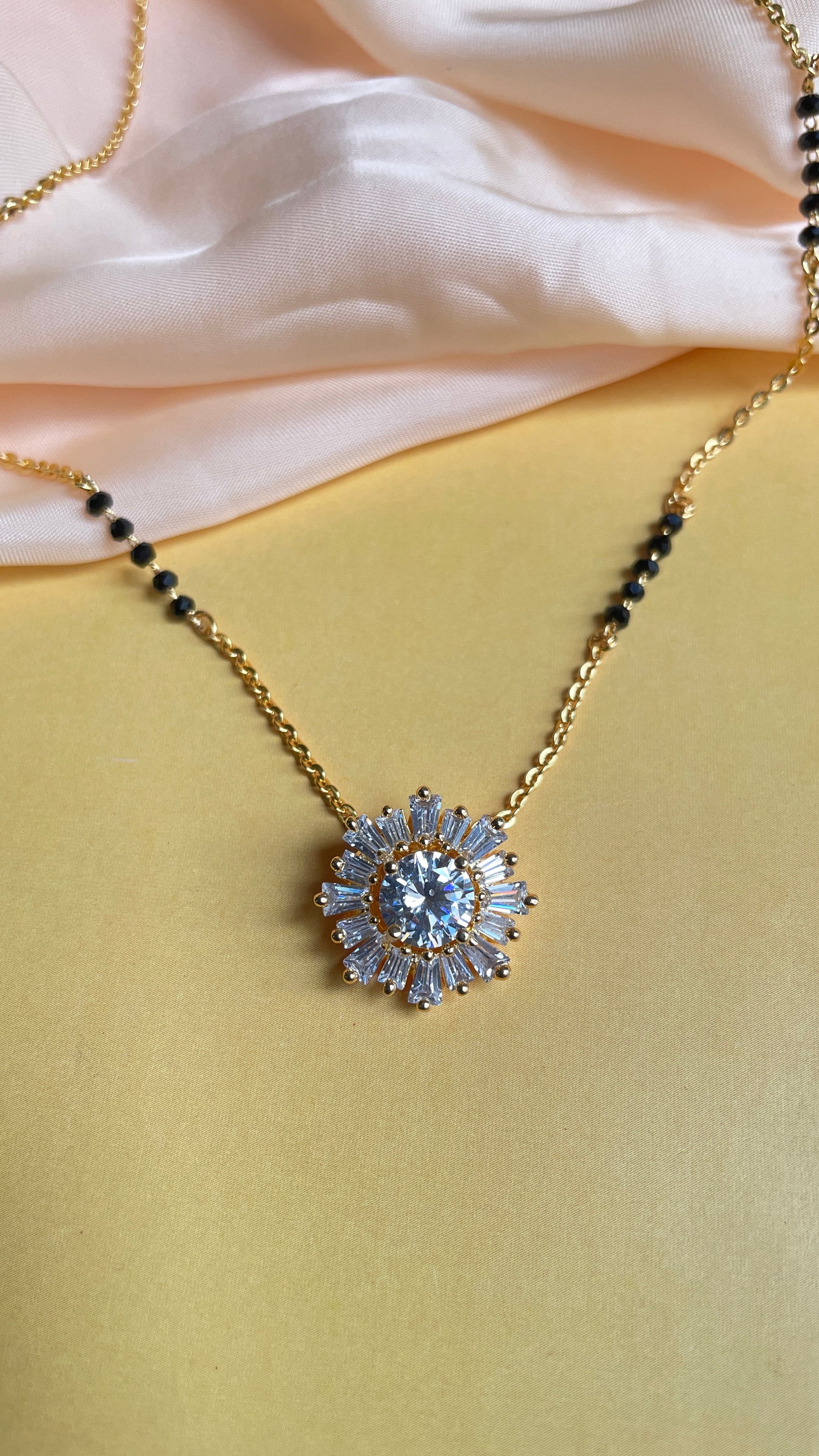 diamond mangalsutra