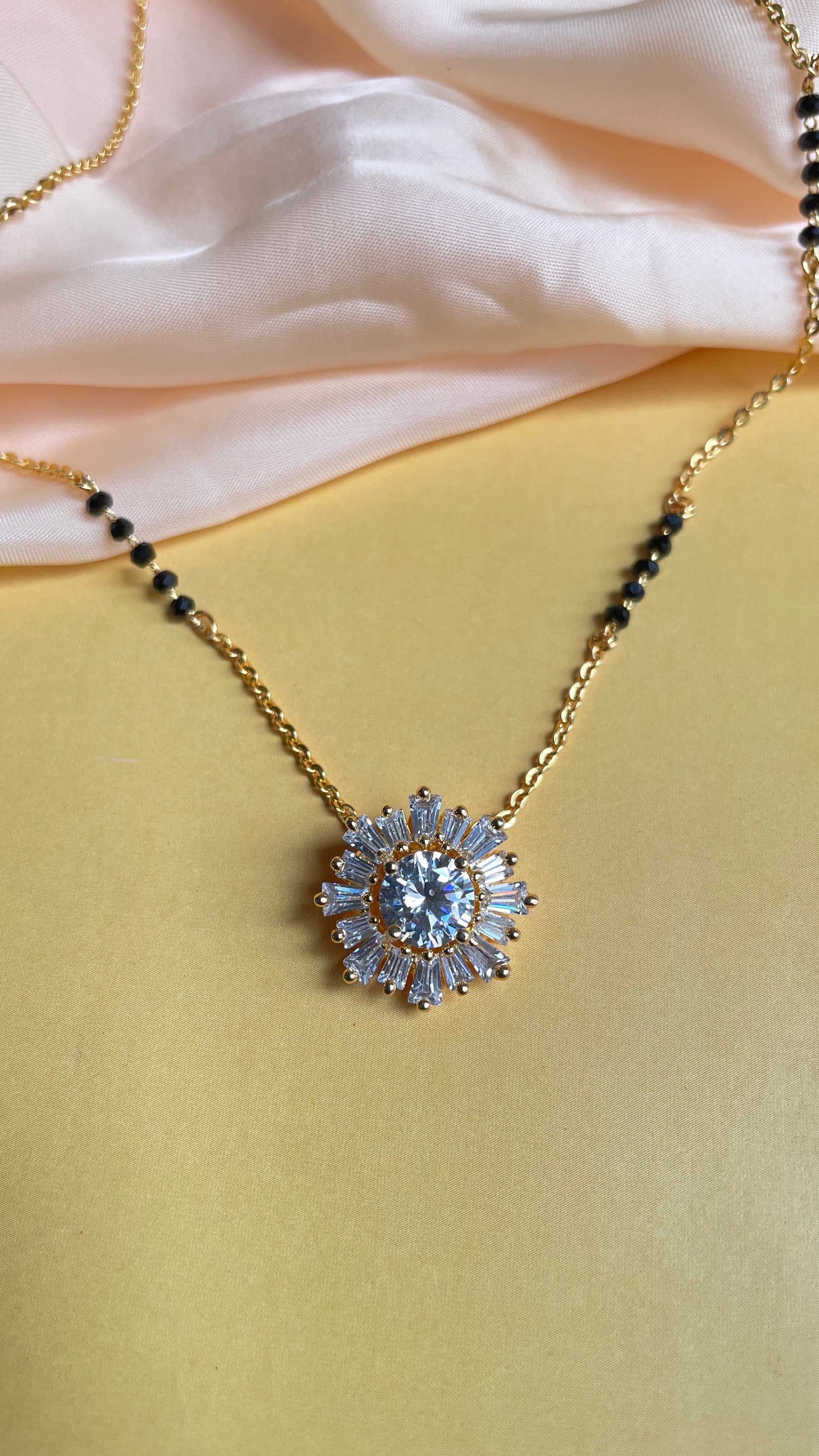 diamond mangalsutra