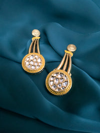 Thumbnail for Gold Plated Meenakari Kundan Earrings