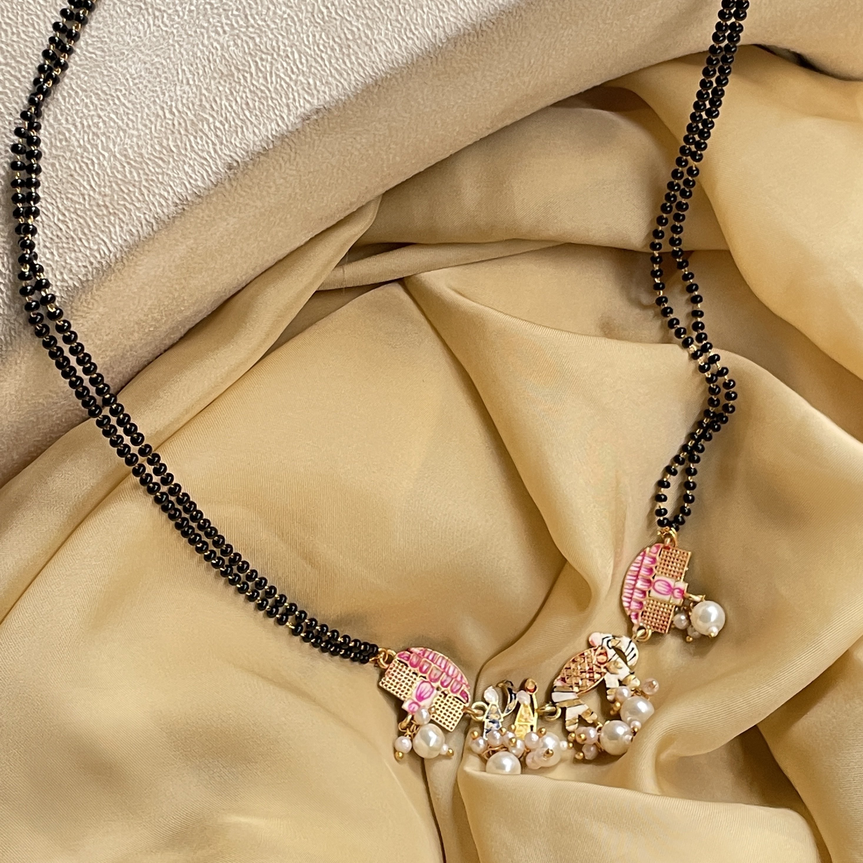 Handpaint Bridal Wedding Doli Mangalsutra - Abdesignsjewellery