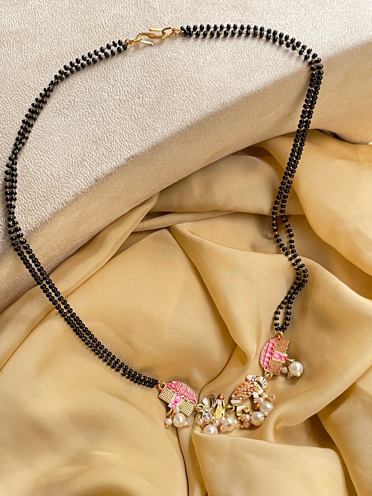 Handpaint Bridal Doli Wedding Mangalsutra - Abdesignsjewellery