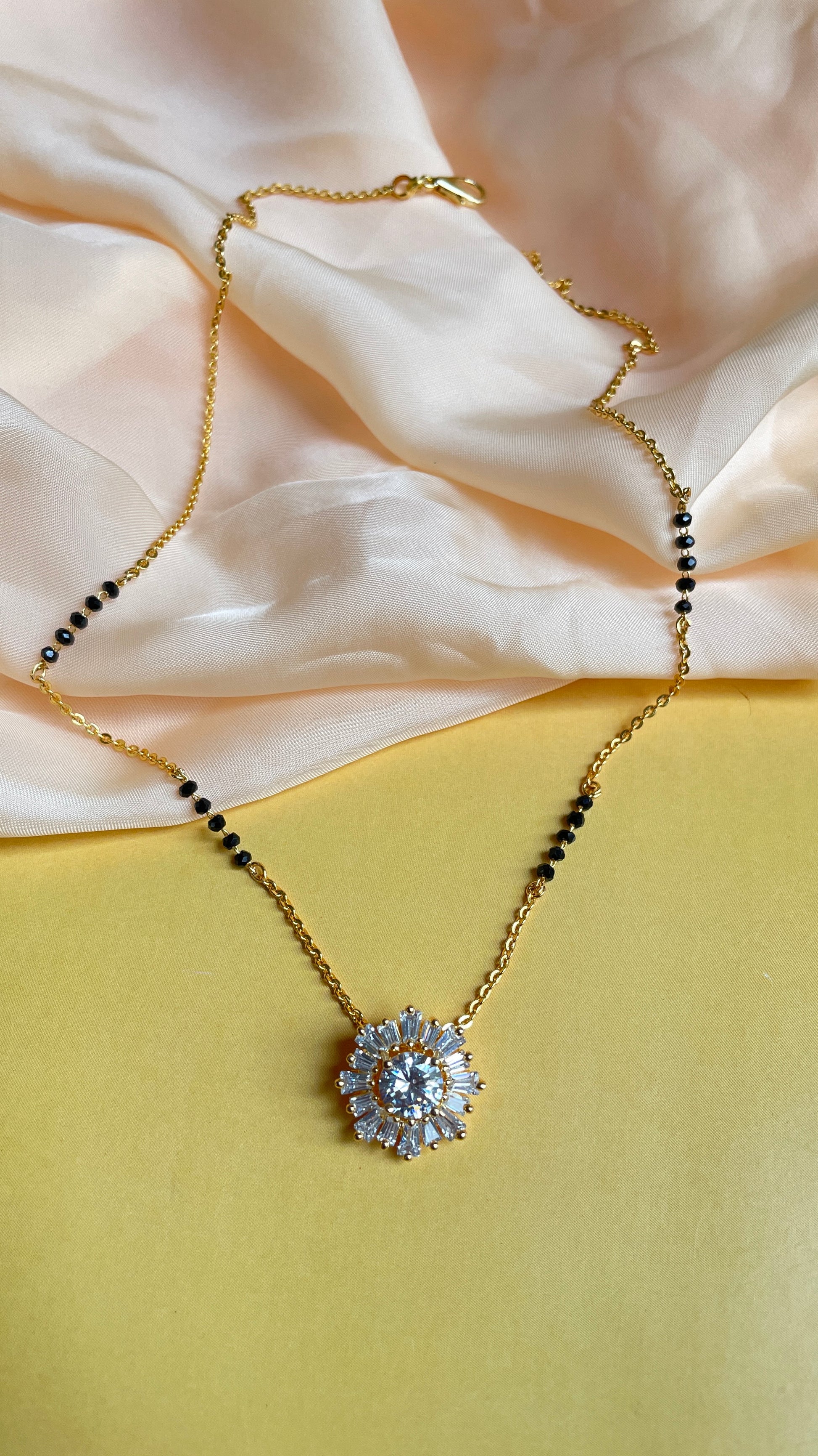 diamond mangalsutra