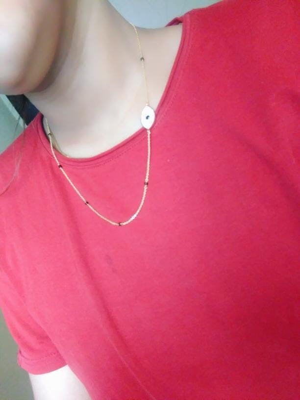 Goodluck Evil Eye Gold Plated Mangalsutra - Abdesignsjewellery