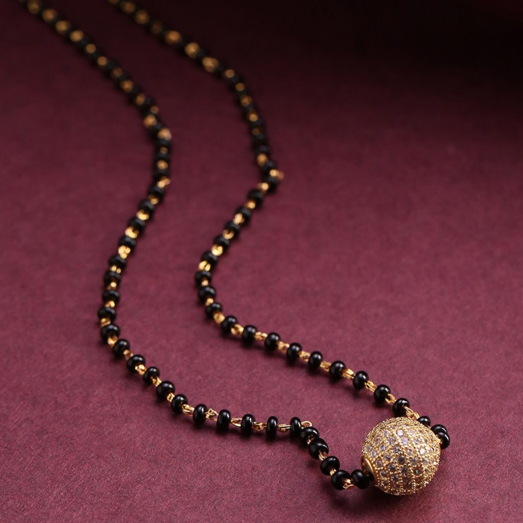 Popular Golden Ball Mangalsutra - Abdesignsjewellery